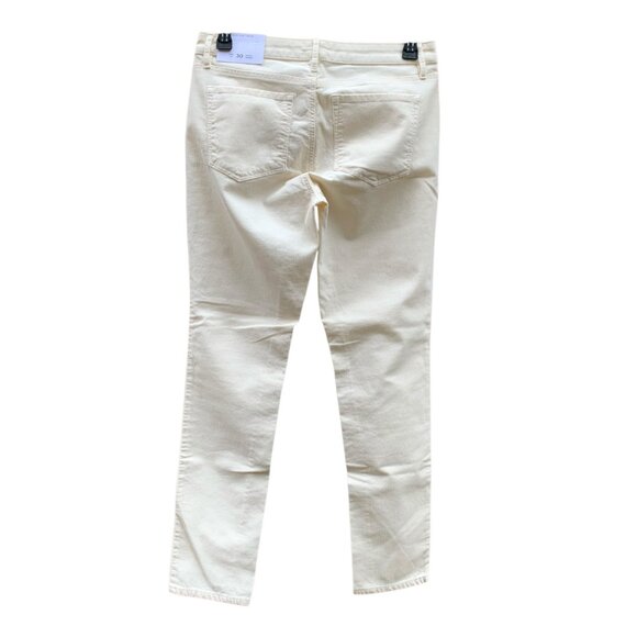 LOFT Women's Skinny Jeans in Cream - Picture 3 of 12